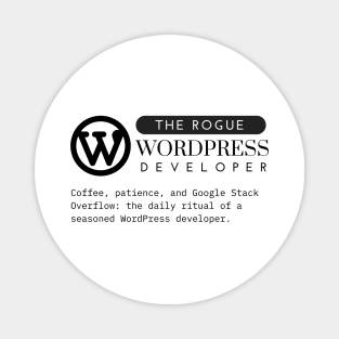 WordPress Web Developer Funny Magnet